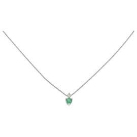 Autre Marque Collana in diamante smeraldo Pt950