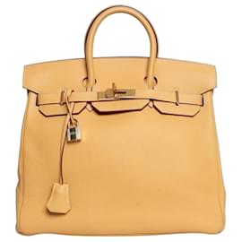 Hermès Borsa Birkin 30 HAC vintage ambra 2004