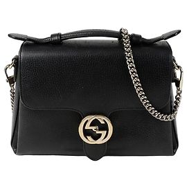 Gucci Borsa a spalla con manico superiore intrecciato