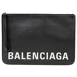 Balenciaga Clutch con tracolla con logo
