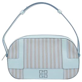Borsa a spalla rotonda con motivo a righe - Givenchy