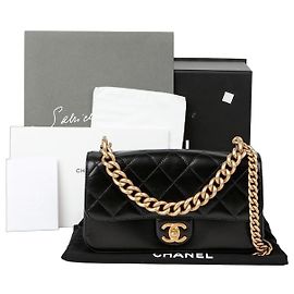 Chanel Borsa a spalla con pattina a fisarmonica