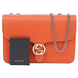 Gucci Schultertasche mit ineinandergreifender mittlerer Kette