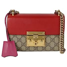 Kleine Schulter- und Crossbody-Tasche mit Vorhängeschloss - Gucci