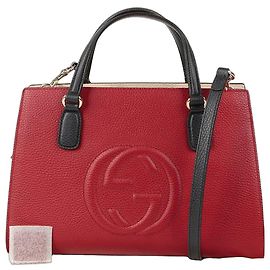 Gucci Soho Top Handle Tote Shoulder Bag