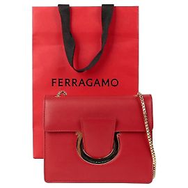 Salvatore Ferragamo Borsa a tracolla incrociata Thalia Chain