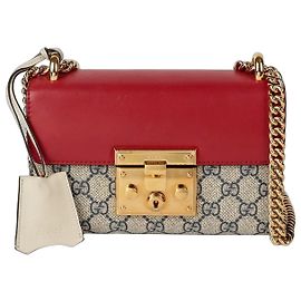 Gucci Bolso cruzado pequeño de cadena con cierre tipo paddle
