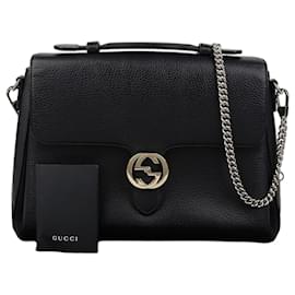 Borsa a spalla con manico superiore intrecciato - Gucci