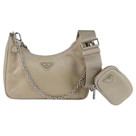 Prada Borsa hobo a spalla multi re-edizione