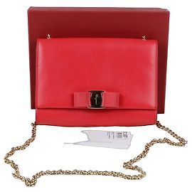 Salvatore Ferragamo Borsa a spalla incrociata Genie Bow Mini