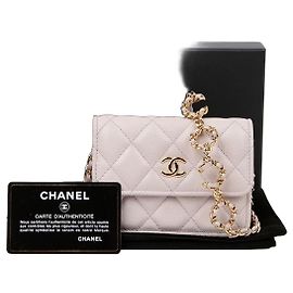 Chanel Bolso cruzado Miss Coco Mini de piel caviar