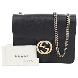 Gucci Borsa a tracolla con catena intrecciata