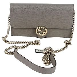 Gucci Interlocking Mini Chain Wallet Crossbody
