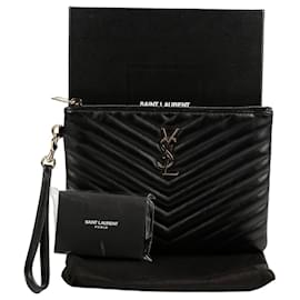 Bolso Monogram Matelassé Negro - Saint Laurent