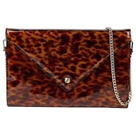 Borsa a busta con stampa leopardata e tracolla - Givenchy