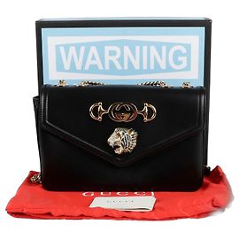 Gucci Borsa a tracolla media Raja testa di tigre