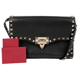 Valentino Rockstud Klappenschultertasche