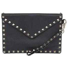 Rockstud Envelope Strap Clutch - Valentino