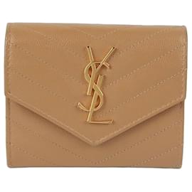 Kompakte Faltgeldbörse mit Monogramm - Saint Laurent