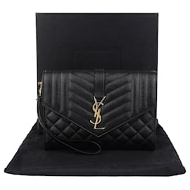 Saint Laurent Pochette Envelope Matelassé Mix