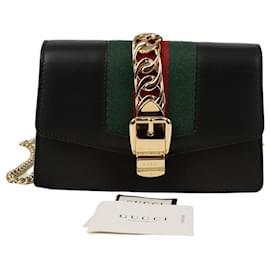 Gucci Borsa a tracolla incrociata Silvi Super Mini Chain
