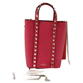 Valentino Borsa a Spalla Rockstud Chain Tote