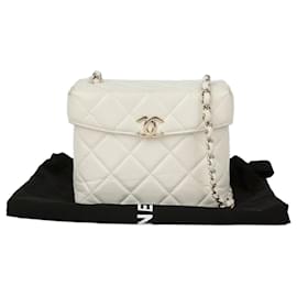 Chanel Borsa a spalla con catena e pattina con logo CC