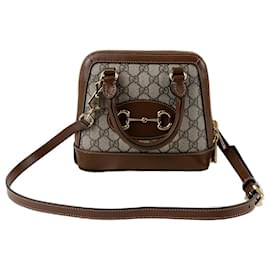 Mini-Top-Handle-Tote-Umhängetasche Horsebit - Gucci
