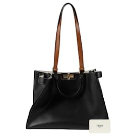Bolso de hombro pequeño de pavo real - Fendi