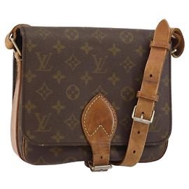 LOUIS VUITTON Borsa a Spalla Monogram Cartouchiere MM M51253 LV Auth 159527