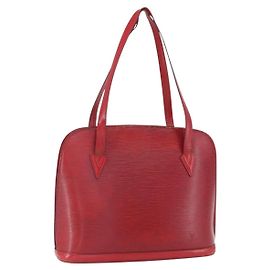 LOUIS VUITTON Borsa a Spalla Epi Lussac Rossa M52287 LV Auth 161367