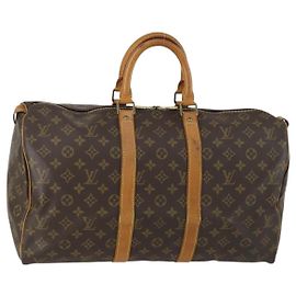 LOUIS VUITTON Borsa Boston Monogram Keepall 45 M41428 Auth LV am10368