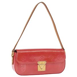 LOUIS VUITTON Borsa da Strada Malibu Monogram Vernis Fran Boise M9150F LV Auth 161297