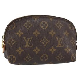 LOUIS VUITTON Pochette Cosmetica Monogram PM Pouch M43998 LV Auth 161190