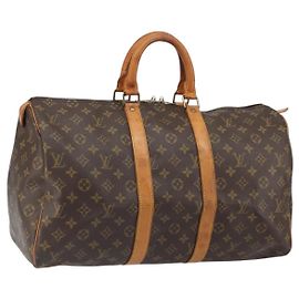 LOUIS VUITTON Borsa Boston Monogram Keepall 45 M41428 Auth LV am10178