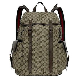 Zaino Gucci Beige Marrone GG Supreme