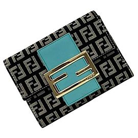 Billetera Tri-Fold Zucchino de Fendi