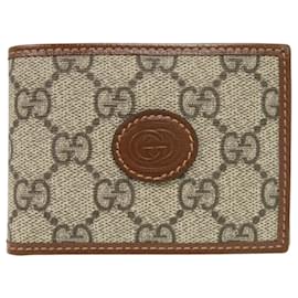 Beige Gucci Interlocking G Bifold Geldbörse