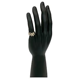 HERMES Ring in Rostrot mit Bandmotiv - Hermès