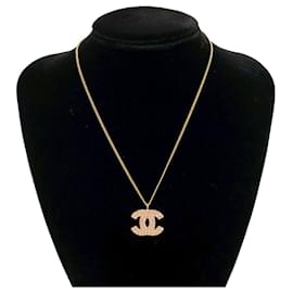 Collana a catena con motivo Coco Mark GP e strass CHANEL - Chanel