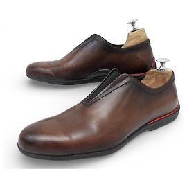 MOCASSINI BERLUTI X FERRARI S4513 6 40 CUOIO MARRONE