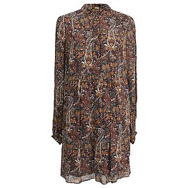 Saint Laurent Tunic Floral Paisley Print Dress in Multicolor Viscose