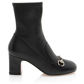 Botines de cuero Horsebit Gucci - Talla 37