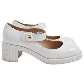 Dior Pompes D-Doll en cuir blanc