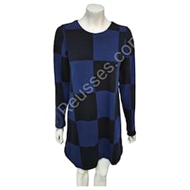 Vestido a cuadros azul y negro – Marc by Marc Jacobs