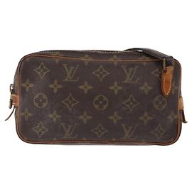 Borsa Pochette Marly Bandoulière Louis Vuitton in tela Monogram