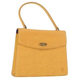LOUIS VUITTON Borsa a Mano Epi Malesherbes Tassili Giallo Jonne M52379 Auth 161476