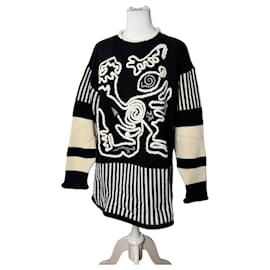 Vintage Kansai Yamamoto Unisex Crewneck Sweater M/L - Autre Marque