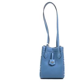 Borsa a Spalla in Tela/Pelle Zucca Origami di Fendi