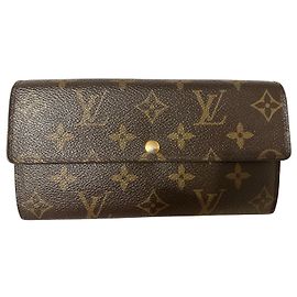 Louis Vuitton Sarah Portafoglio Monogram Marrone
